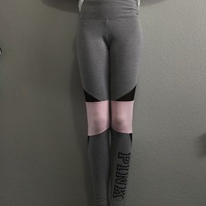 Pink High Waisted Workout Leggings